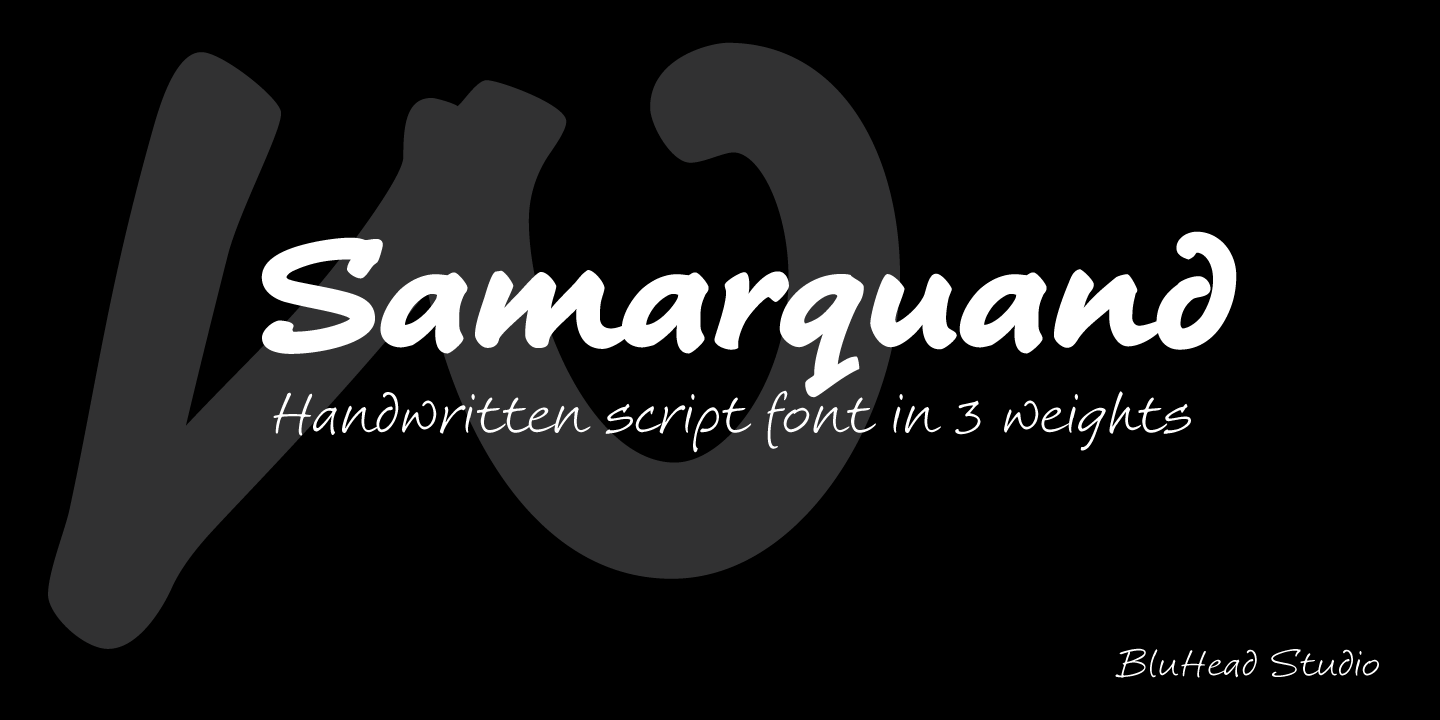 Шрифт Samarquand